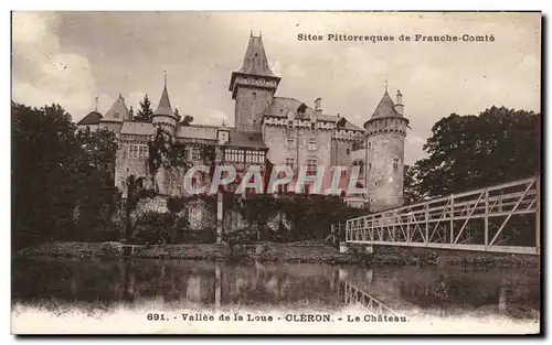 Ansichtskarte AK Sites Pittoresques de Frache Comte Vallee de la Loue Oleron Le Chateau