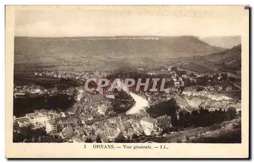 Cartes postales Ornans Vue Generale