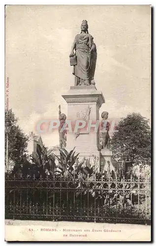 Ansichtskarte AK Romans Monument Des Etats Generaux De Dauphine