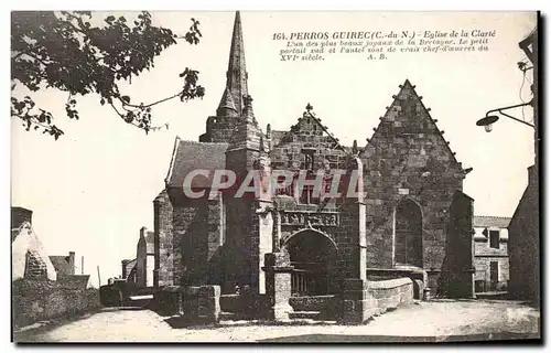 Cartes postales Perros Guirec Eglise de la Clarte