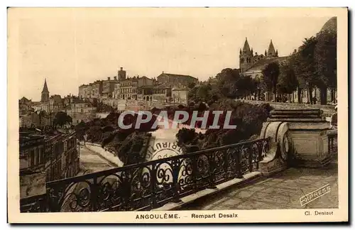 Cartes postales Angouleme Rempart Desaix