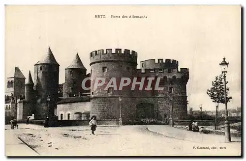 Cartes postales Metz Porte des Allemands