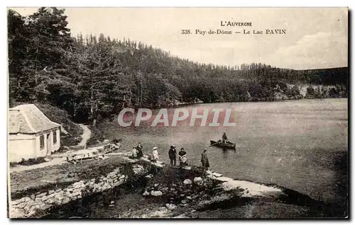 Ansichtskarte AK L&#39Auvergne Puy de Dome Le Lac Pavin