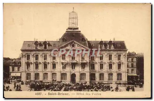 Cartes postales Saint Brieuc Hotel des Postes Marche