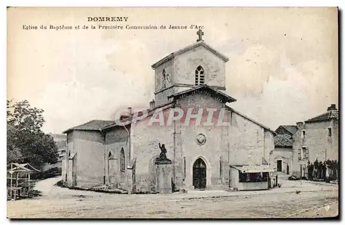 Cartes postales Domremy Eglise du Bapteme et de La premiere Communion de Jeanne d'Arc