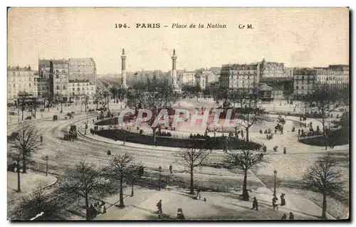 Ansichtskarte AK Paris Place de la Nation