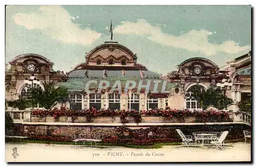 Cartes postales Vichy Facade Du Casino