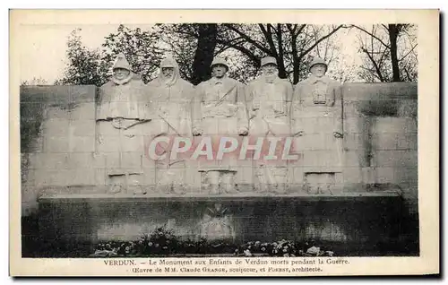 Ansichtskarte AK Verdun Le Monument Aux Enfants de Verdun Militaria