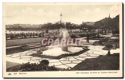 Cartes postales Royan Les Nouveaux Jardins du Casino Municipal