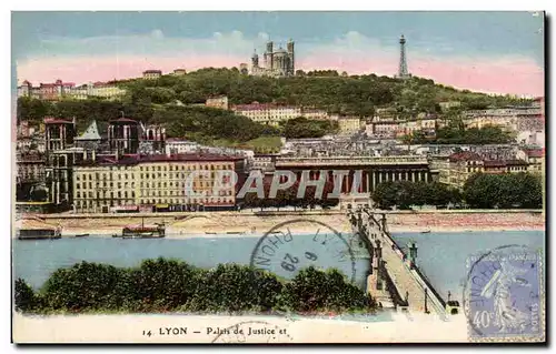 Cartes postales Lyon Palais de Justice