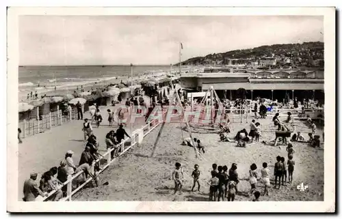 Cartes postales Deauville Plage Fleurie Jeux d&#39enfants