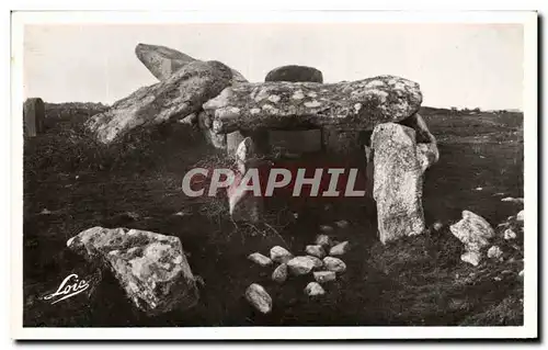 Ansichtskarte AK Carnac Entree du Dolmen de Kermario