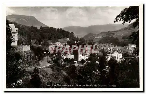 Cartes postales La Bourboule Vue Generale et Monts Dores