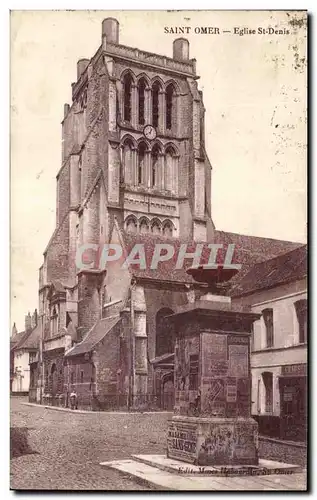 Cartes postales Saint Omer Eglise St Denis