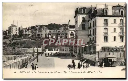 Ansichtskarte AK Dinard La Promenade des Allies