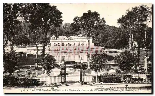 Cartes postales Bagnoles De l'Orne Le Casino du Lac Du Grand Hotel