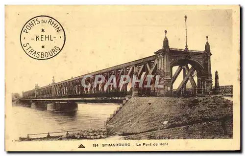 Cartes postales Strasbourg Le Pont de Kehl