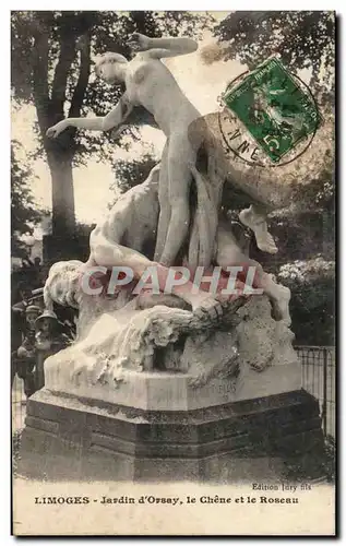 Cartes postales Limoges Jardin d&#39Orsay Le Chene Et Le Roseau