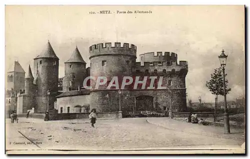 Cartes postales Metz Porte Des Allemands