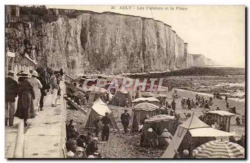 Cartes postales Ault Les Falaises Et La Plage