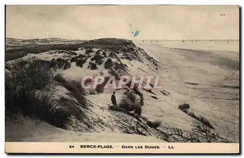 Ansichtskarte AK Berck Plage Dans Les Dunes