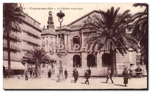 Cartes postales Toulon sur Mer Le Theatre Muncicipal