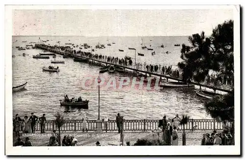 Cartes postales Andernos Les Bans Vue d'ensembe de la Jetee