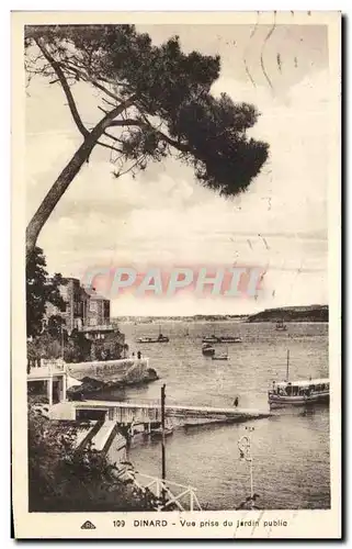 Ansichtskarte AK Dinard Vue Prise Du Jardin Public