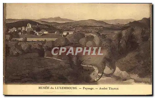 Cartes postales Musee Du Luxembourg Paysage Andre Tzanck