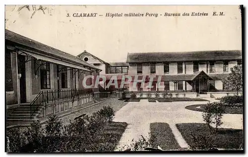 Cartes postales Clamart Hopital Militaire Percy Bureau Des Entrees