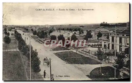 Cartes postales Camp de Mailly Entree du Camp La Manutention Militaria