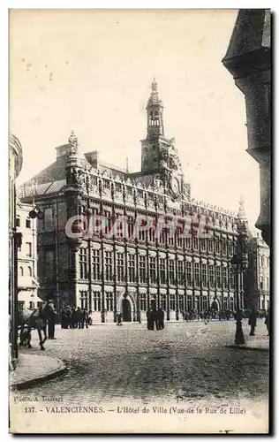 Cartes postales Valenciennes L&#39Hotel de Ville