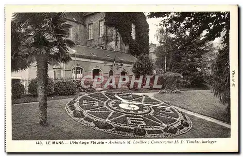 Cartes postales Le Mans L&#39Horloge Fleurie