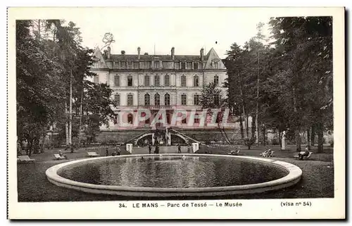 Cartes postales Le Mans Parc de Tesse Le Musee