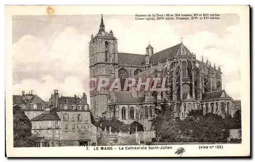 Cartes postales Le Mans La Cathedrale Saint Julien