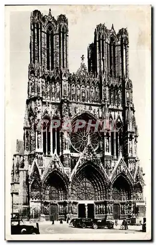 Cartes postales Reims marne La Cathedrale