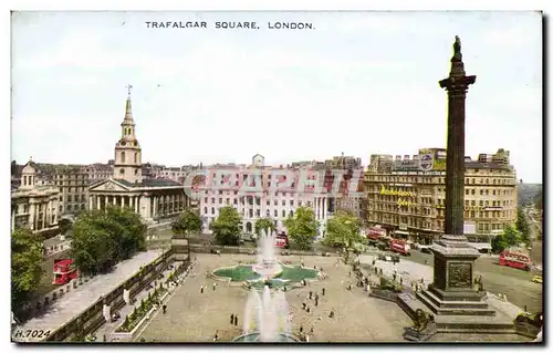 Cartes postales Trafalgar Square London