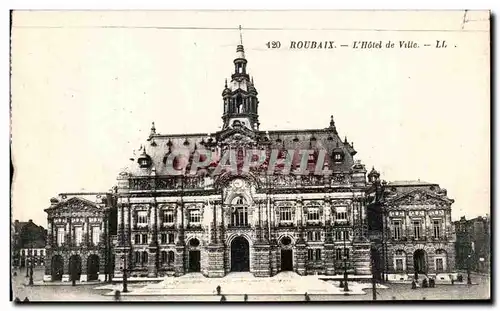 Cartes postales Roubaix L&#39Hotel De Ville