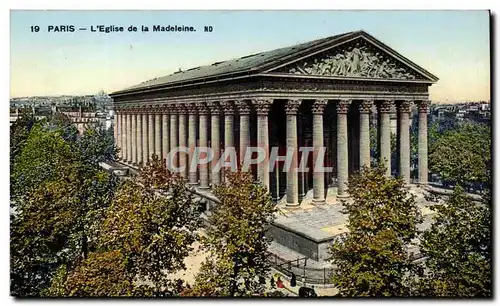 Cartes postales Paris L&#39Eglise De La Madeleine