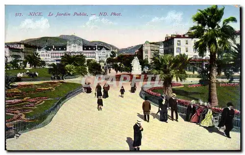 Cartes postales Nice Le Jardin Public