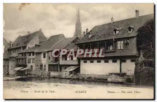 Cartes postales Thann Bords De La Thur Alsace Thann