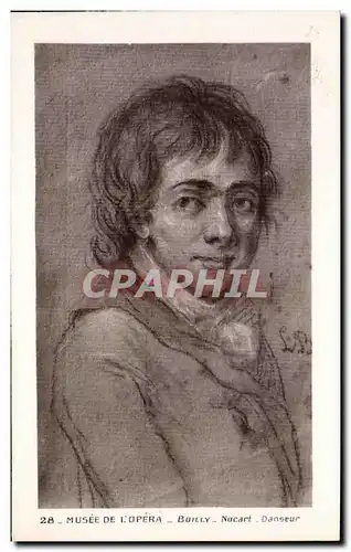 Cartes postales Musee De l&#39Opera Boilly Nacart Danseur