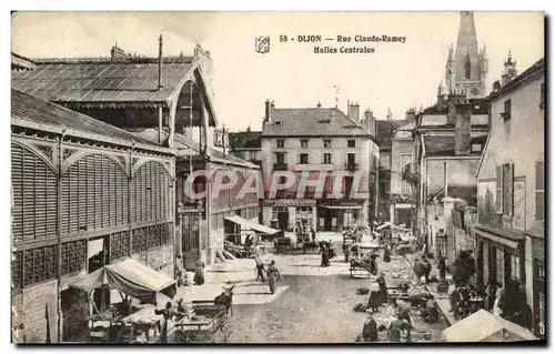 Cartes postales Dijon Rue Claude Ramey Halles Centrales