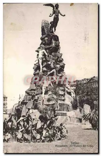 Ansichtskarte AK Torino Monument del Traforo del Frejus