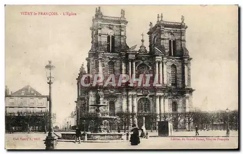 Cartes postales Vitry le Francois L Eglise