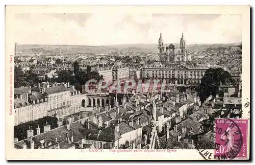 Cartes postales Nancy Vue Generale prise depuis Saint Epvre