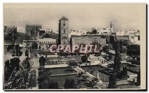 Cartes postales Rabat Jardin des Oudaias Vue d ensemble Maroc