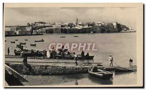 Cartes postales Rabat Pointe des Oudaias Maroc peche