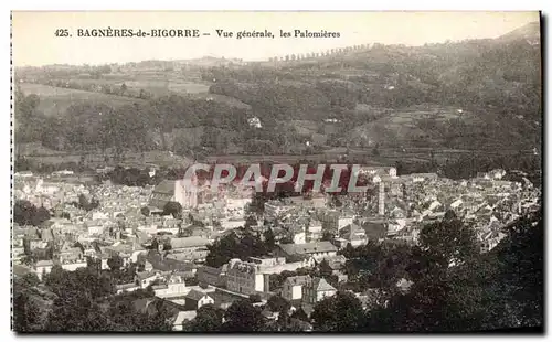 Cartes postales Bagneres de Bigorre Vue Generale Les Palomiteres