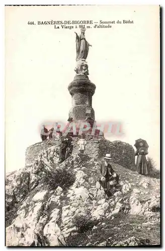 Cartes postales Bagneres de Bigorre Sommet du Bedat La Vierge